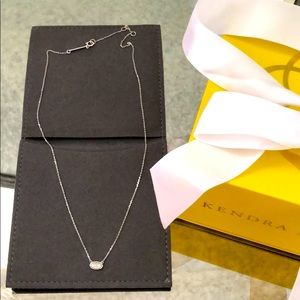 Kendra Scott Marisa white gold necklace 14k